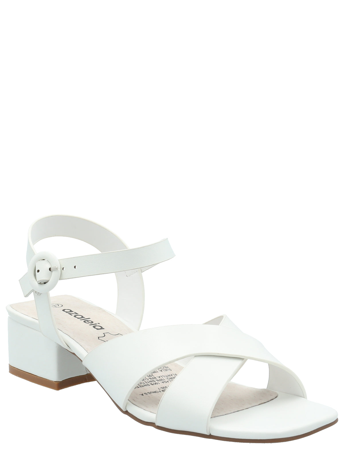 Sandalia Mujer Leandro Blanco Azaleia