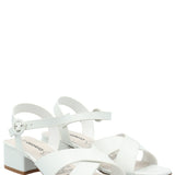 Sandalia Mujer Leandro Blanco Azaleia