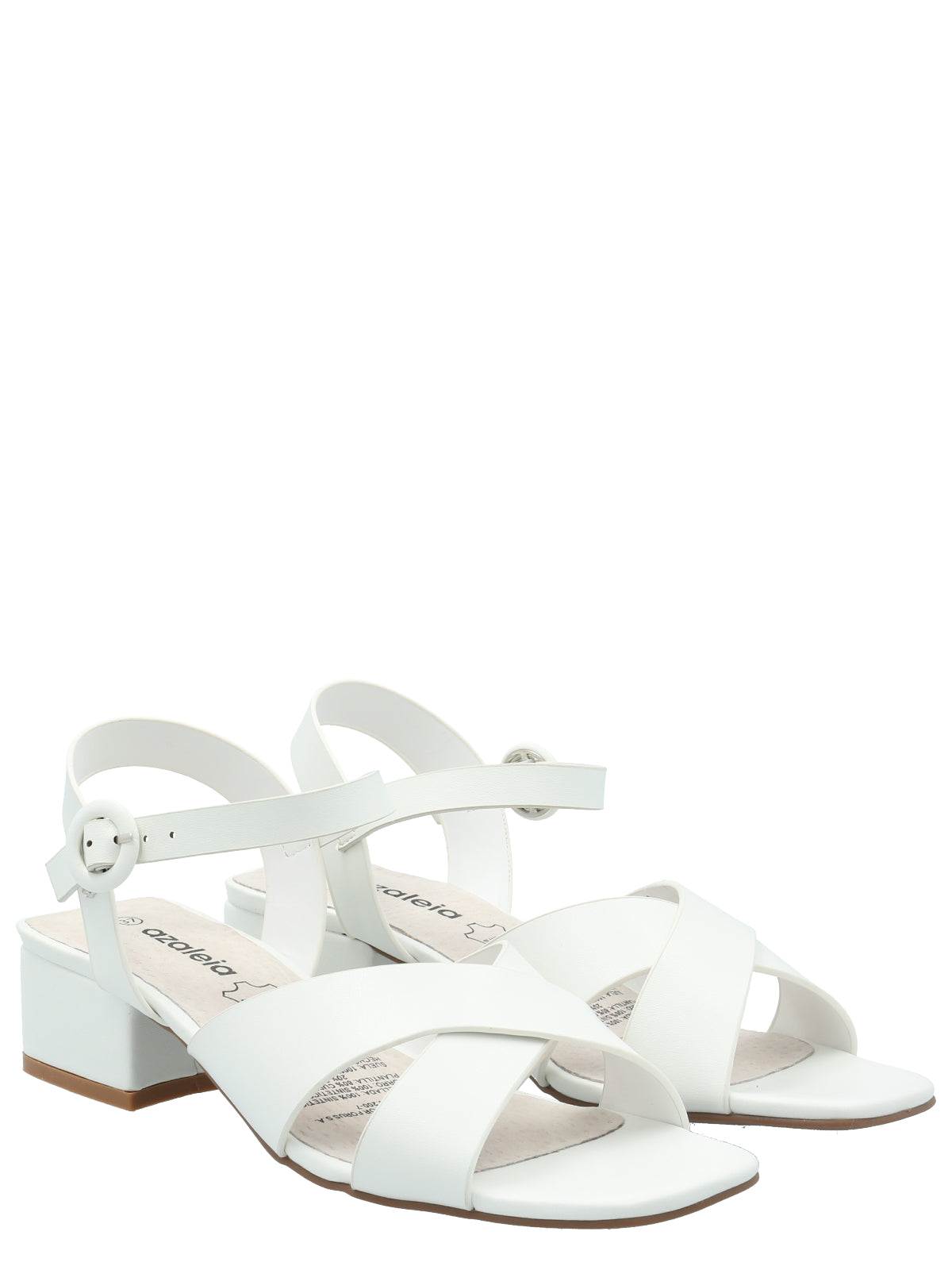 Sandalia Mujer Leandro Blanco Azaleia