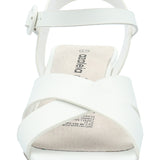 Sandalia Mujer Leandro Blanco Azaleia