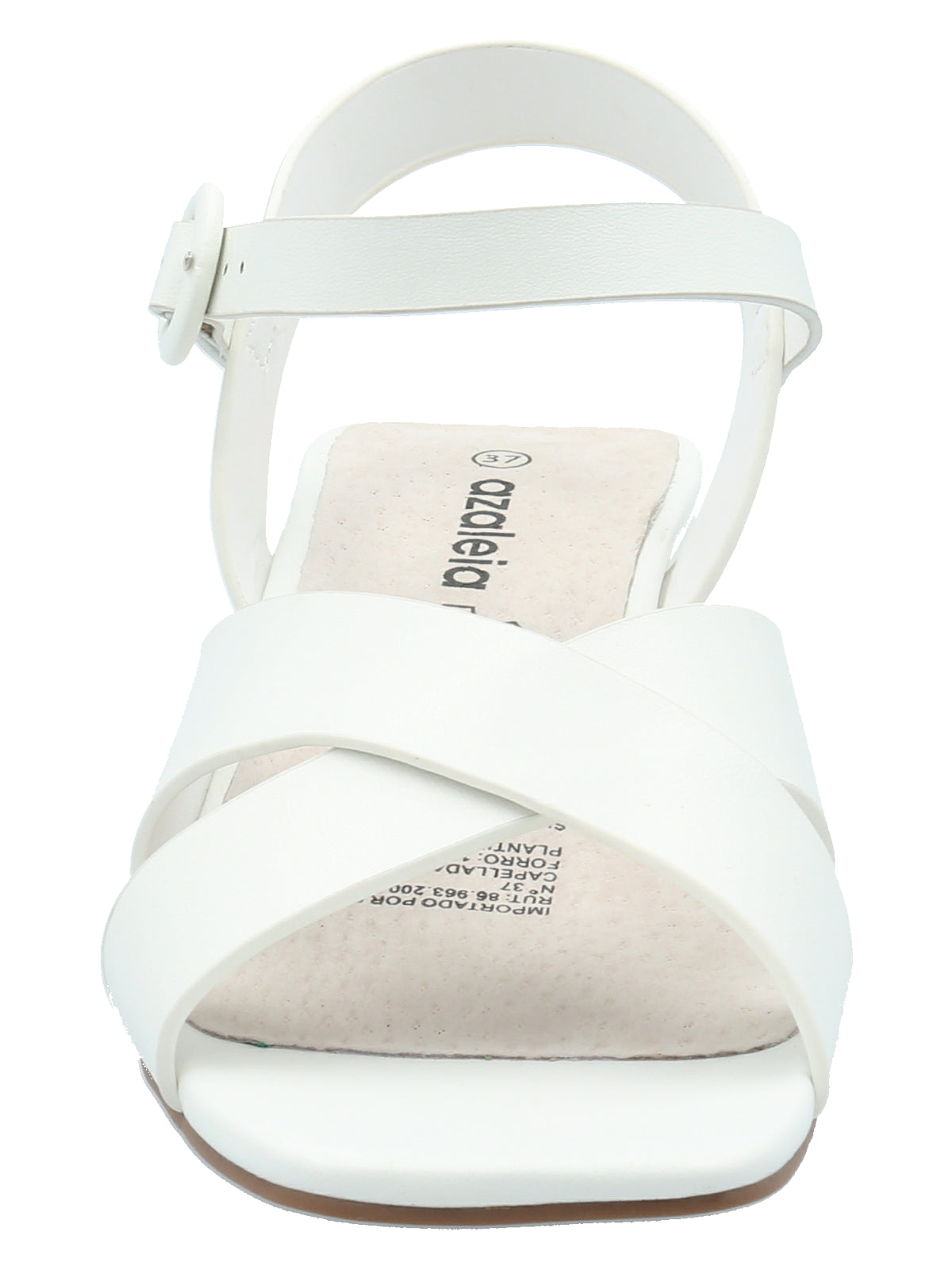 Sandalia Mujer Leandro Blanco Azaleia