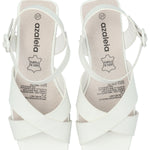 Sandalia Mujer Leandro Blanco Azaleia