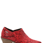 Botín Mujer Augusto Rojo Azaleia