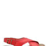 Sandalia Mujer Nazario Rojo Azaleia