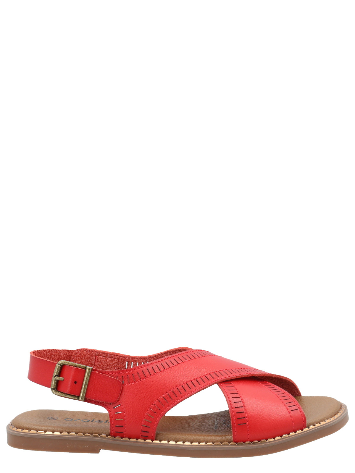 Sandalia Mujer Nazario Rojo Azaleia