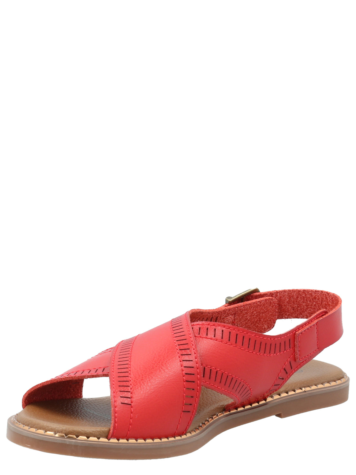Sandalia Mujer Nazario Rojo Azaleia