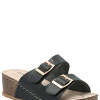 Sandalia Mujer Riviera Negro Azaleia