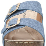 Sandalia Mujer Riviera Denim Azaleia
