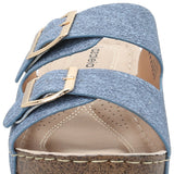 Sandalia Mujer Riviera Denim Azaleia