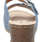 Sandalia Mujer Riviera Denim Azaleia