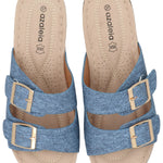 Sandalia Mujer Riviera Denim Azaleia