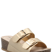 Sandalia Mujer Riviera Dorado Azaleia