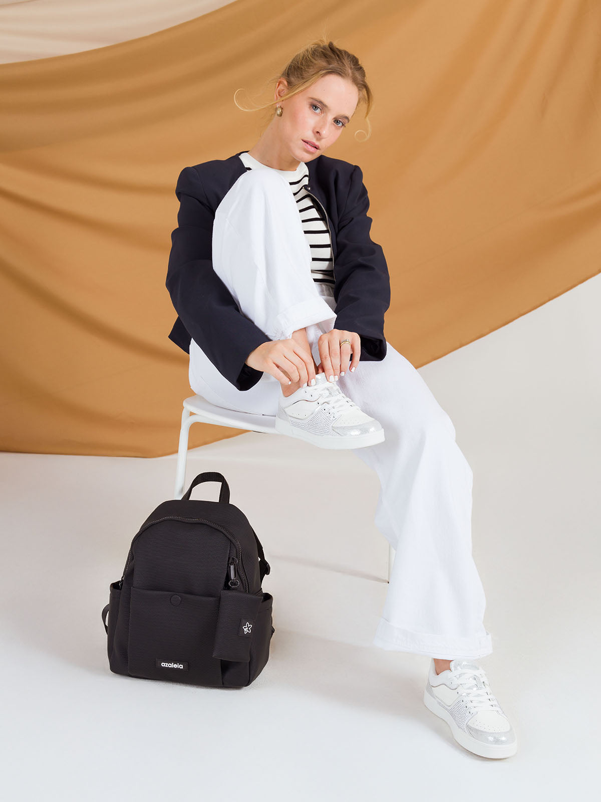 Zapatilla Mujer Lille Plateado Azaleia