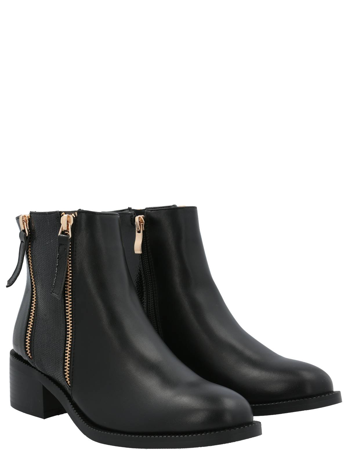 Botín Mujer Stabia Negro Azaleia