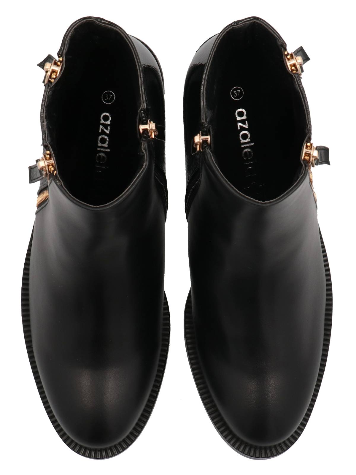 Botín Mujer Stabia Negro Azaleia