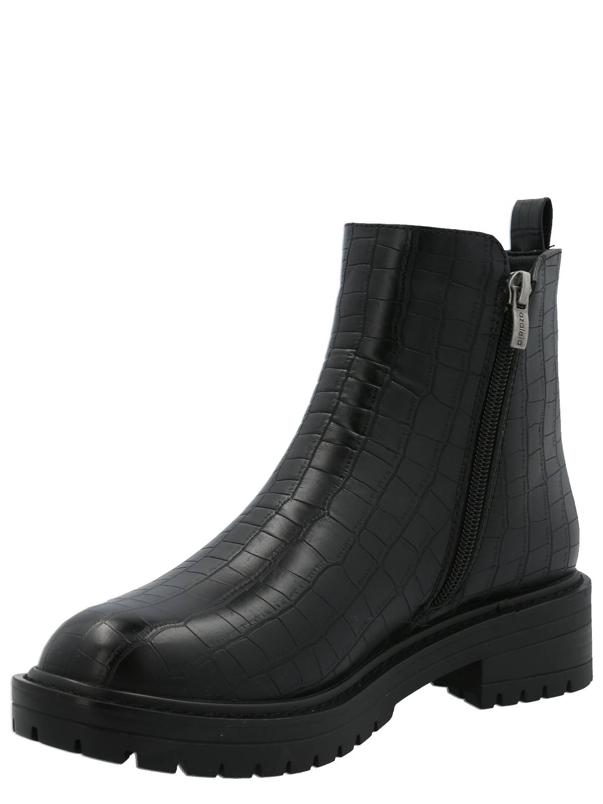 Botín Mujer Compostela Negro Azaleia