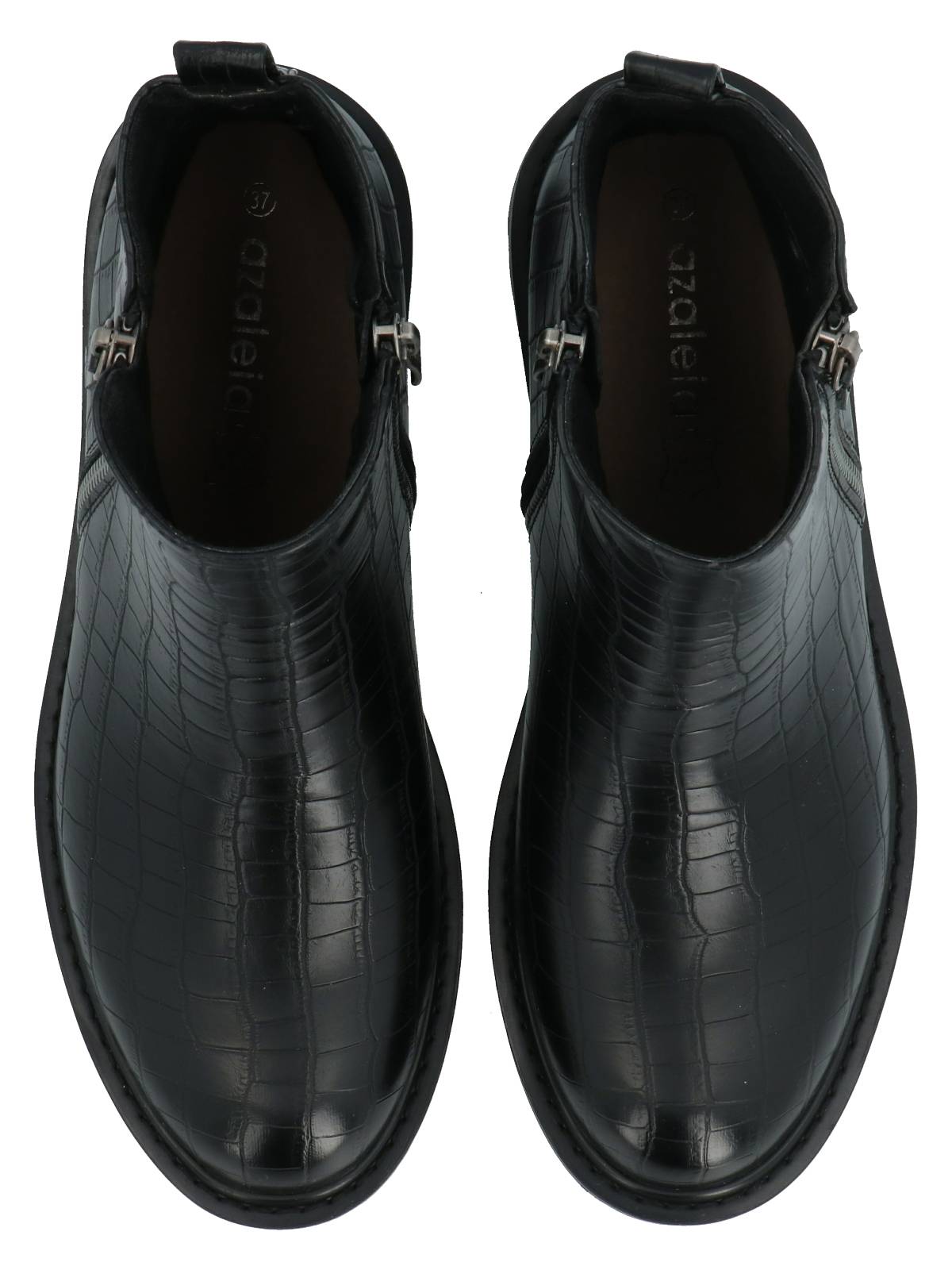 Botín Mujer Compostela Negro Azaleia