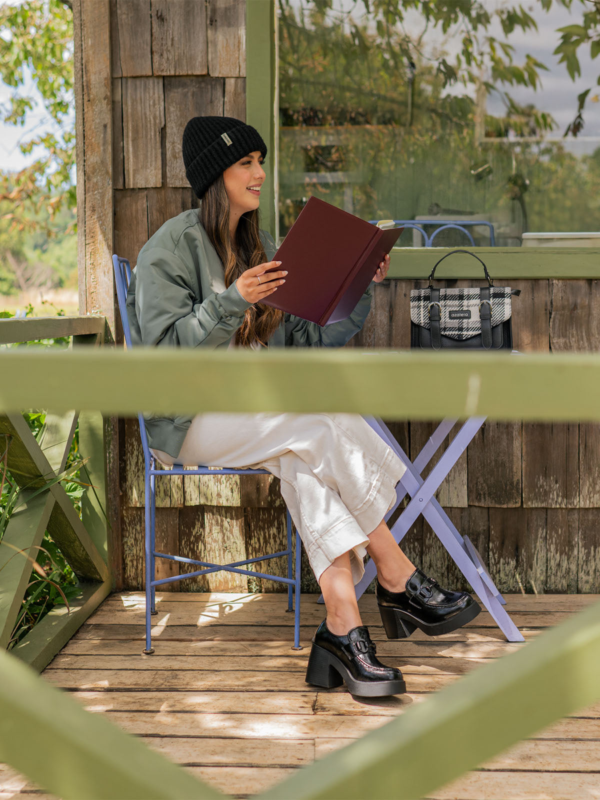 Mocasín Mujer Fulham Negro Azaleia