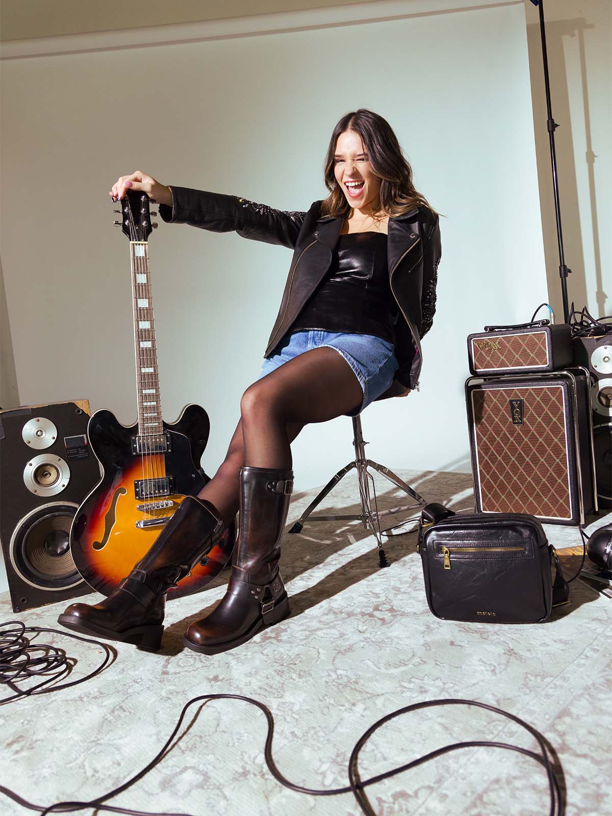 Bota Mujer Moulins Café Azaleia