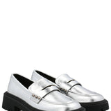 Mocasín Mujer West Plateado Azaleia