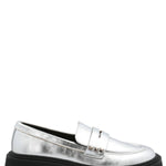 Mocasín Mujer West Plateado Azaleia