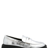 Mocasín Mujer West Plateado Azaleia