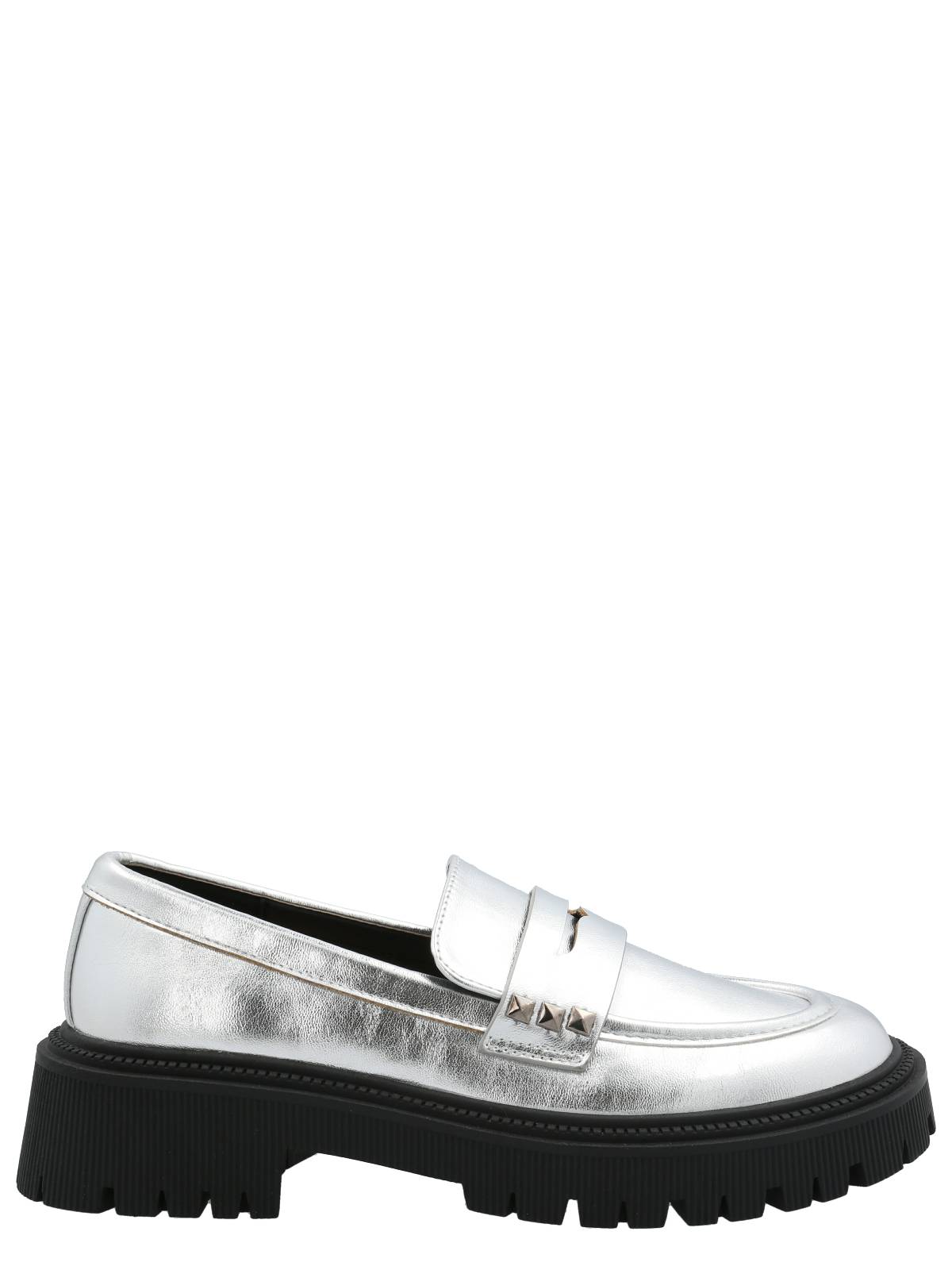 Mocasín Mujer West Plateado Azaleia