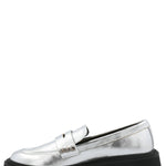 Mocasín Mujer West Plateado Azaleia