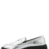 Mocasín Mujer West Plateado Azaleia