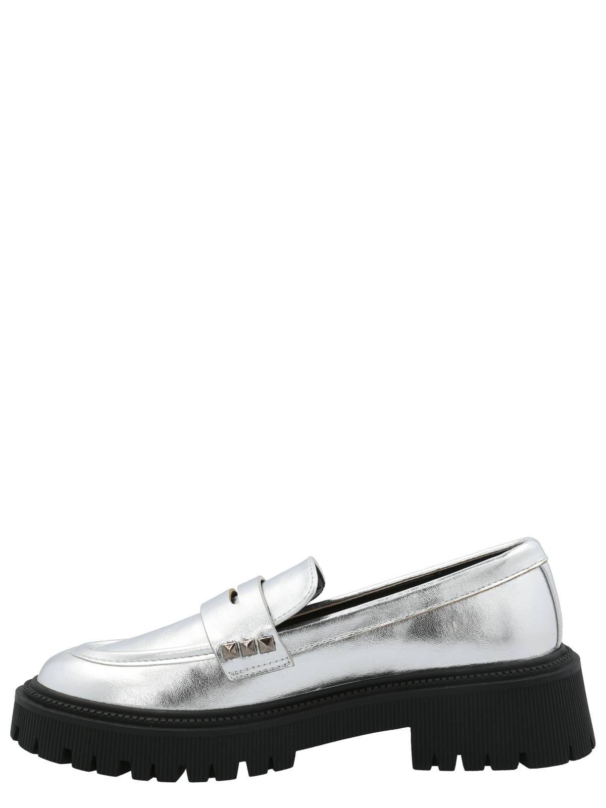 Mocasín Mujer West Plateado Azaleia