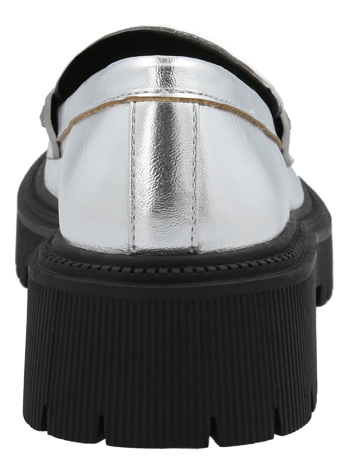 Mocasín Mujer West Plateado Azaleia