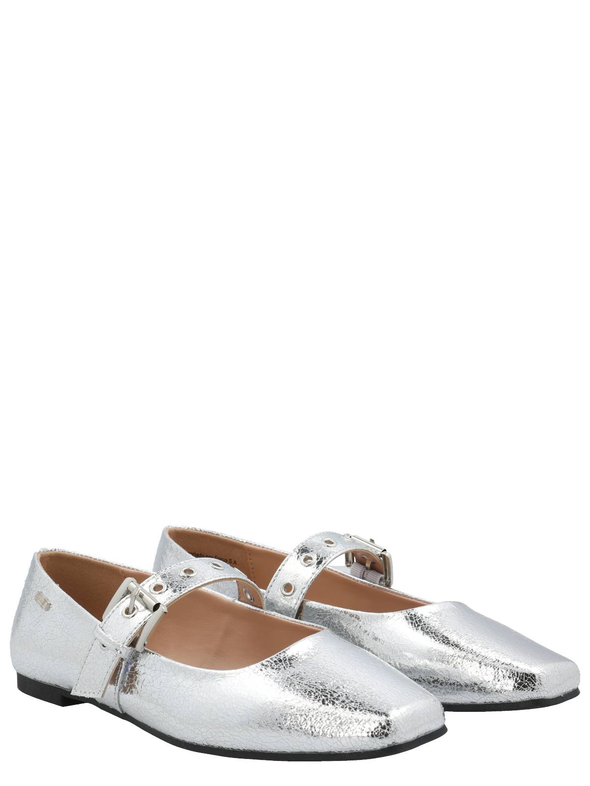 Ballerina Mujer Chelsea Plateado Azaleia