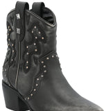 Botín Mujer Sete Negro Azaleia