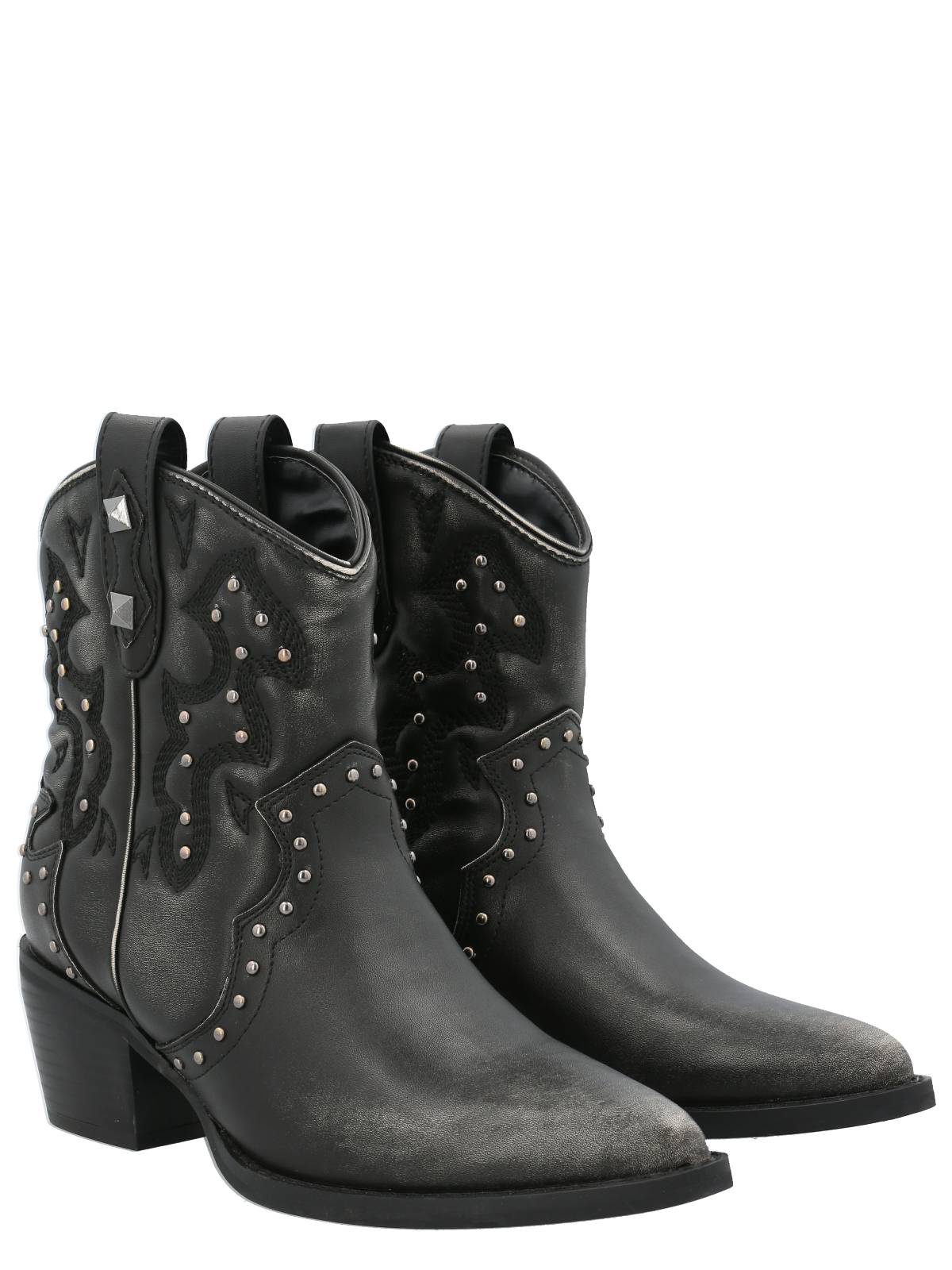 Botín Mujer Sete Negro Azaleia