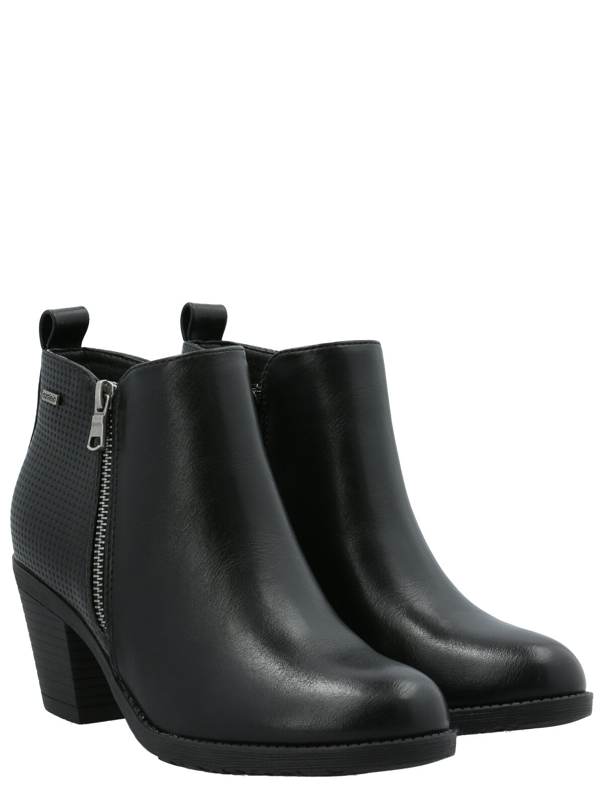 Botín Mujer Livorno Negro Azaleia