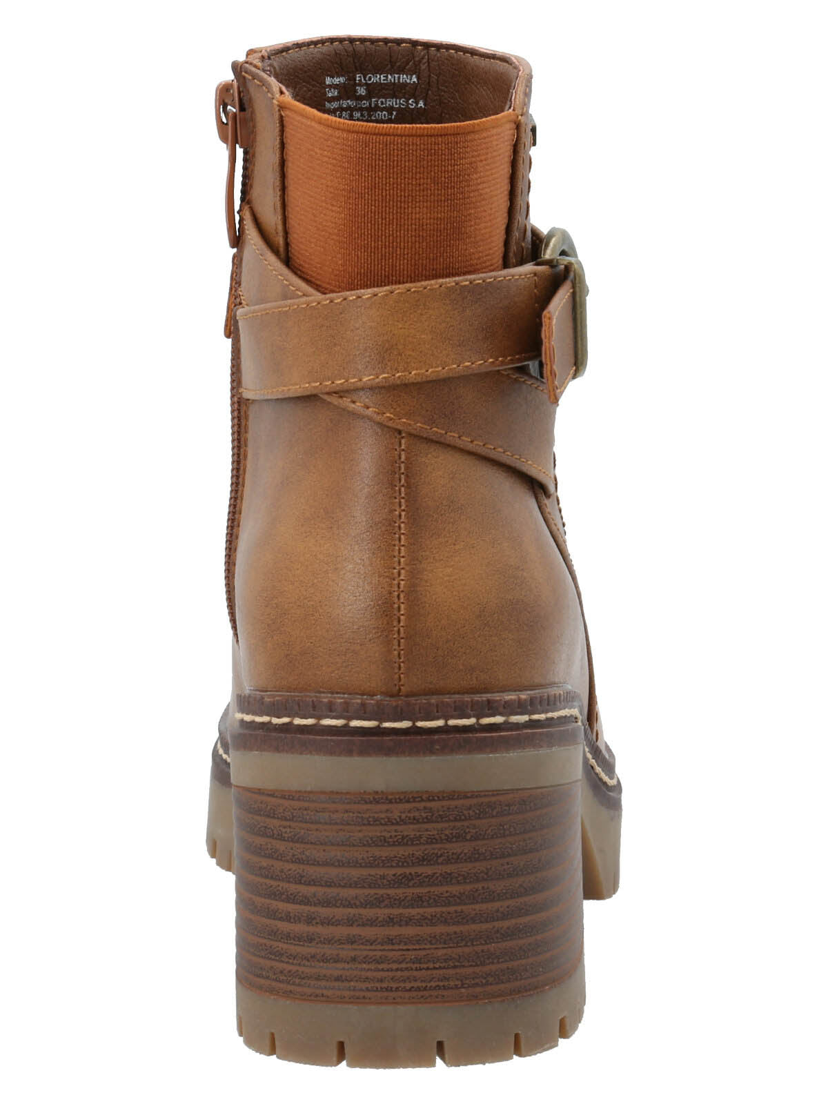 Botín Mujer Florentina Caramel Azaleia