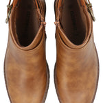 Botín Mujer Florentina Caramel Azaleia