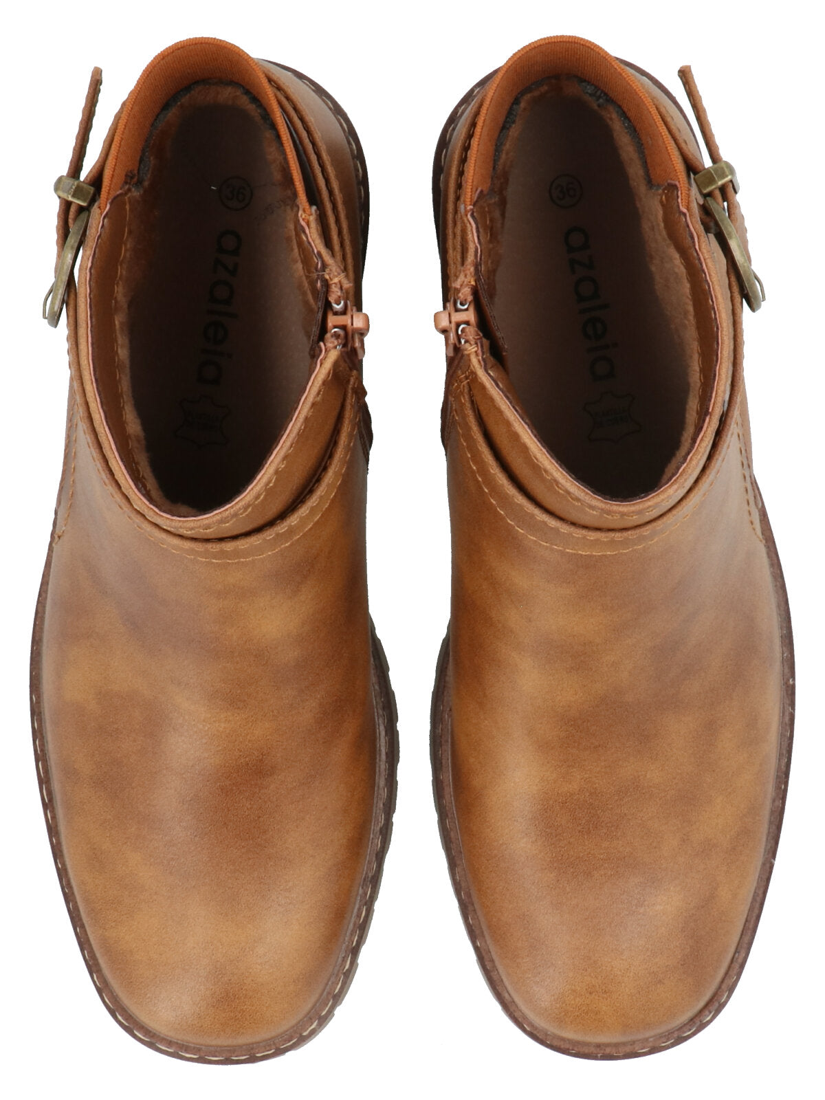 Botín Mujer Florentina Caramel Azaleia