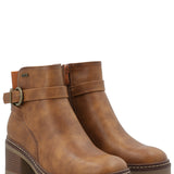 Botín Mujer Florentina Caramel Azaleia