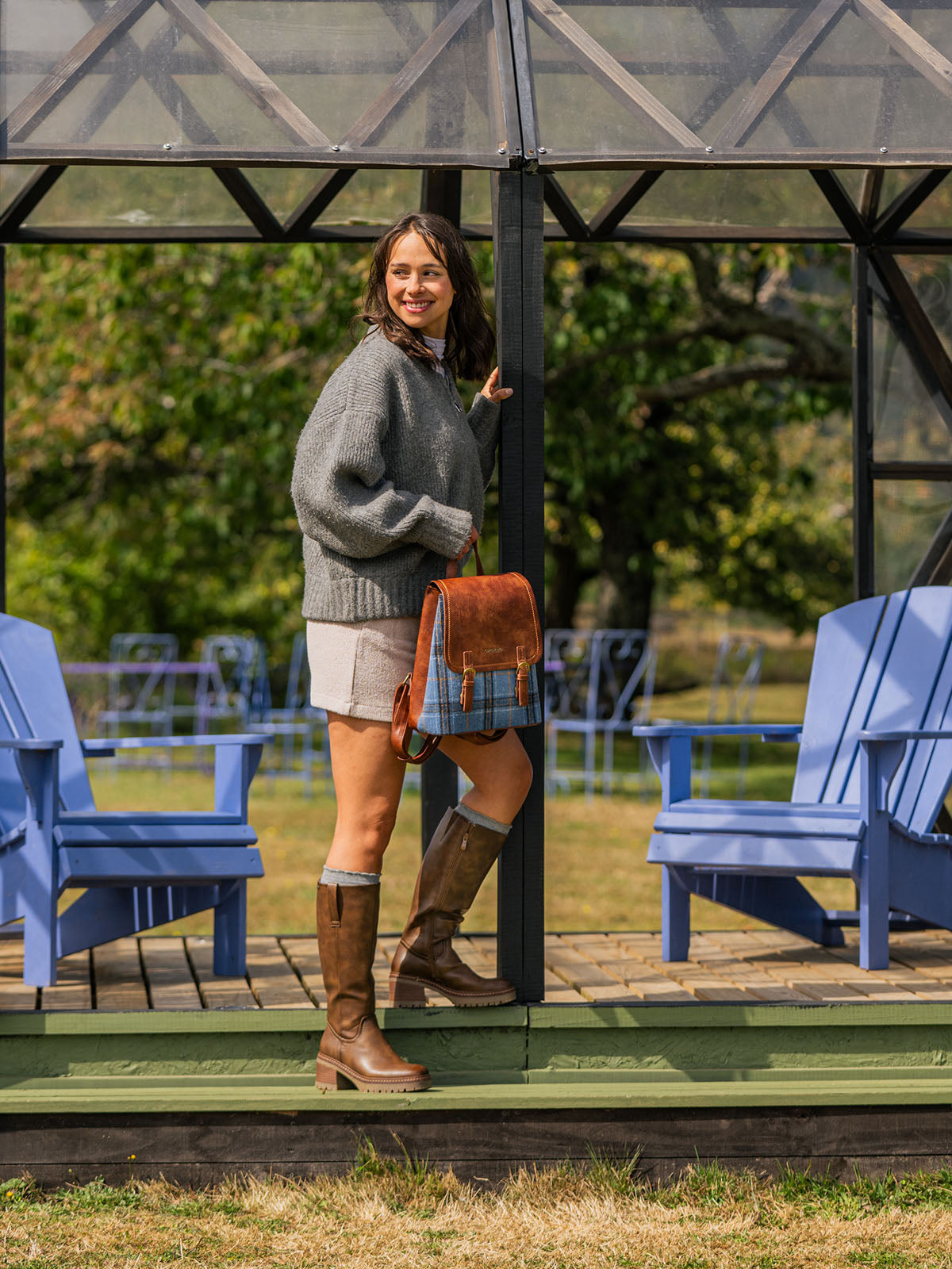 Bota Mujer Estade Cognac Azaleia