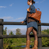 Bota Mujer Fleury Cognac Azaleia