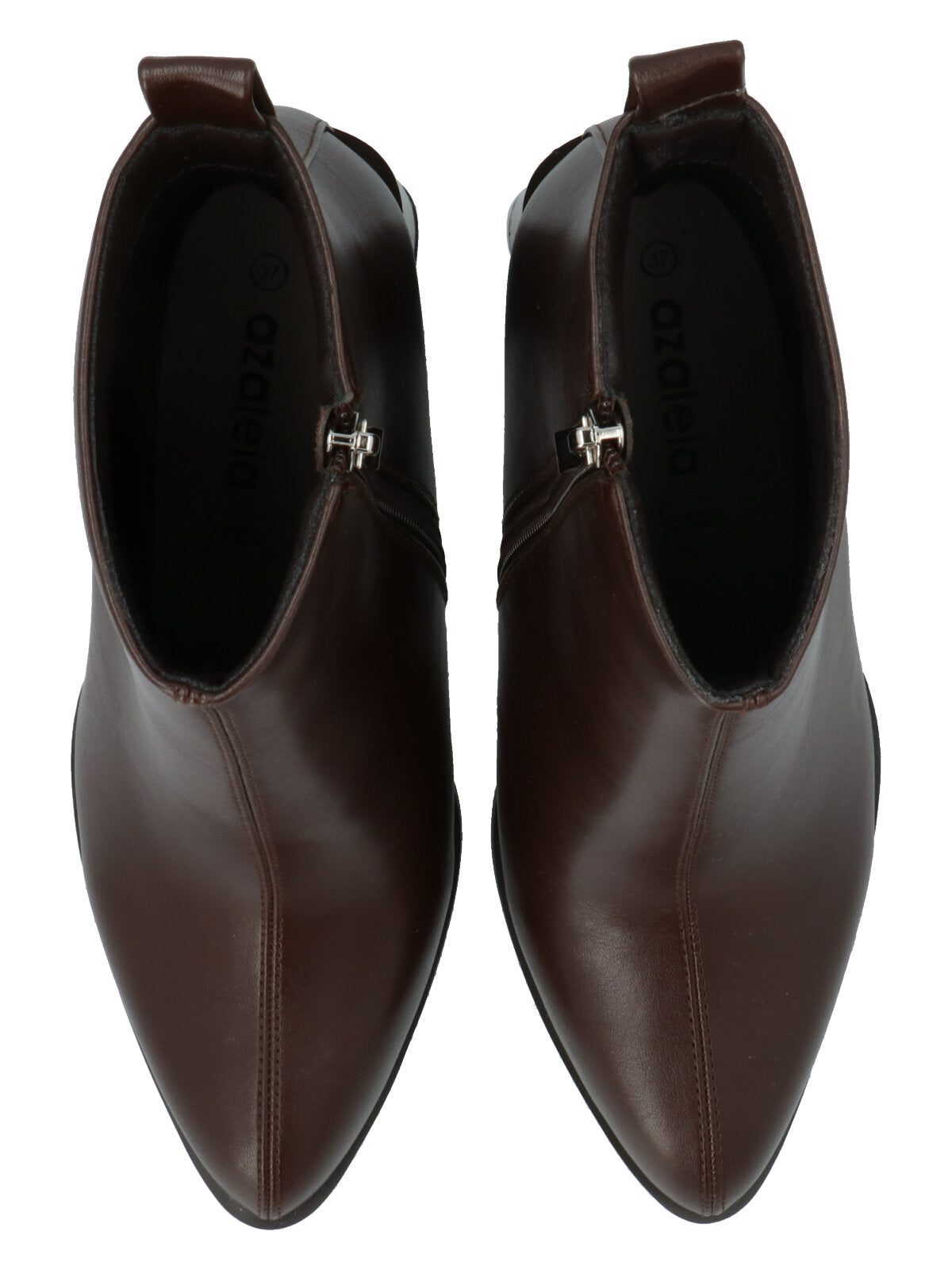 Botín Mujer Heel Café Azaleia