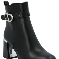 Botín Mujer Hex Negro Azaleia