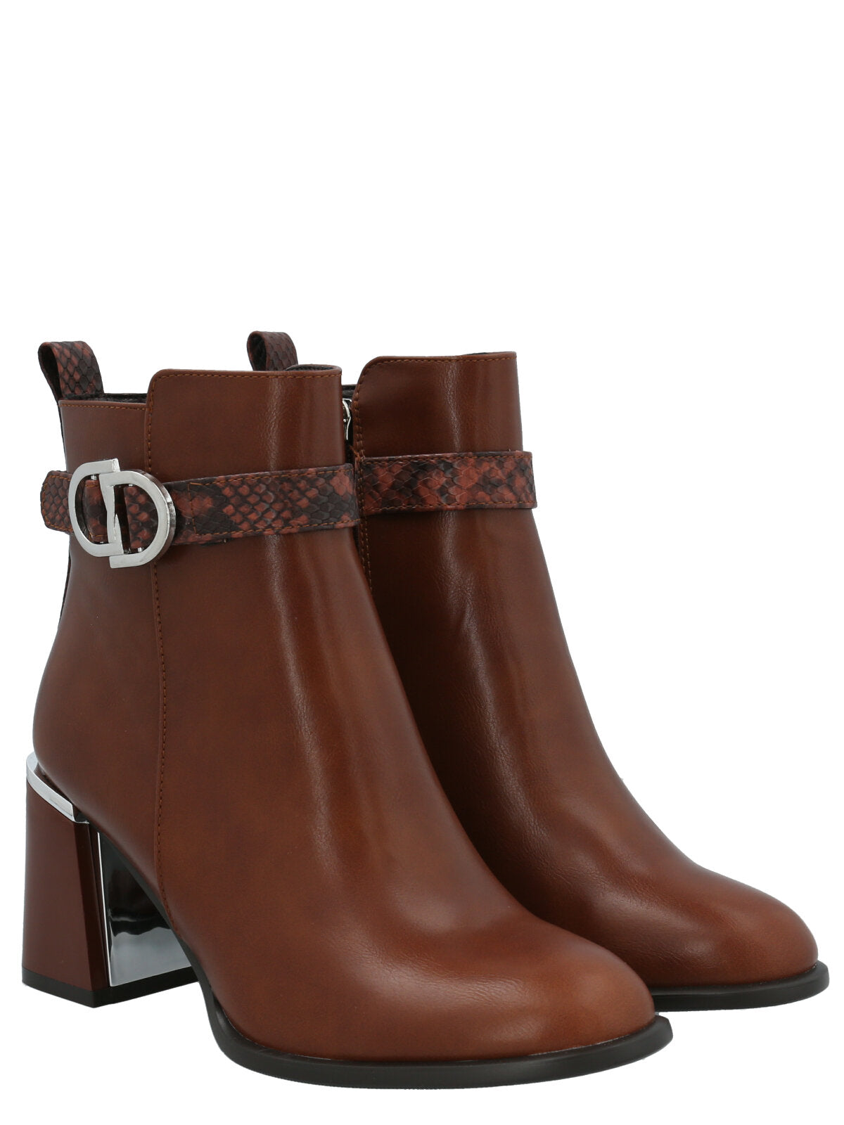 Botín Mujer Hex Café Azaleia