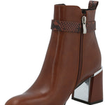 Botín Mujer Hex Café Azaleia