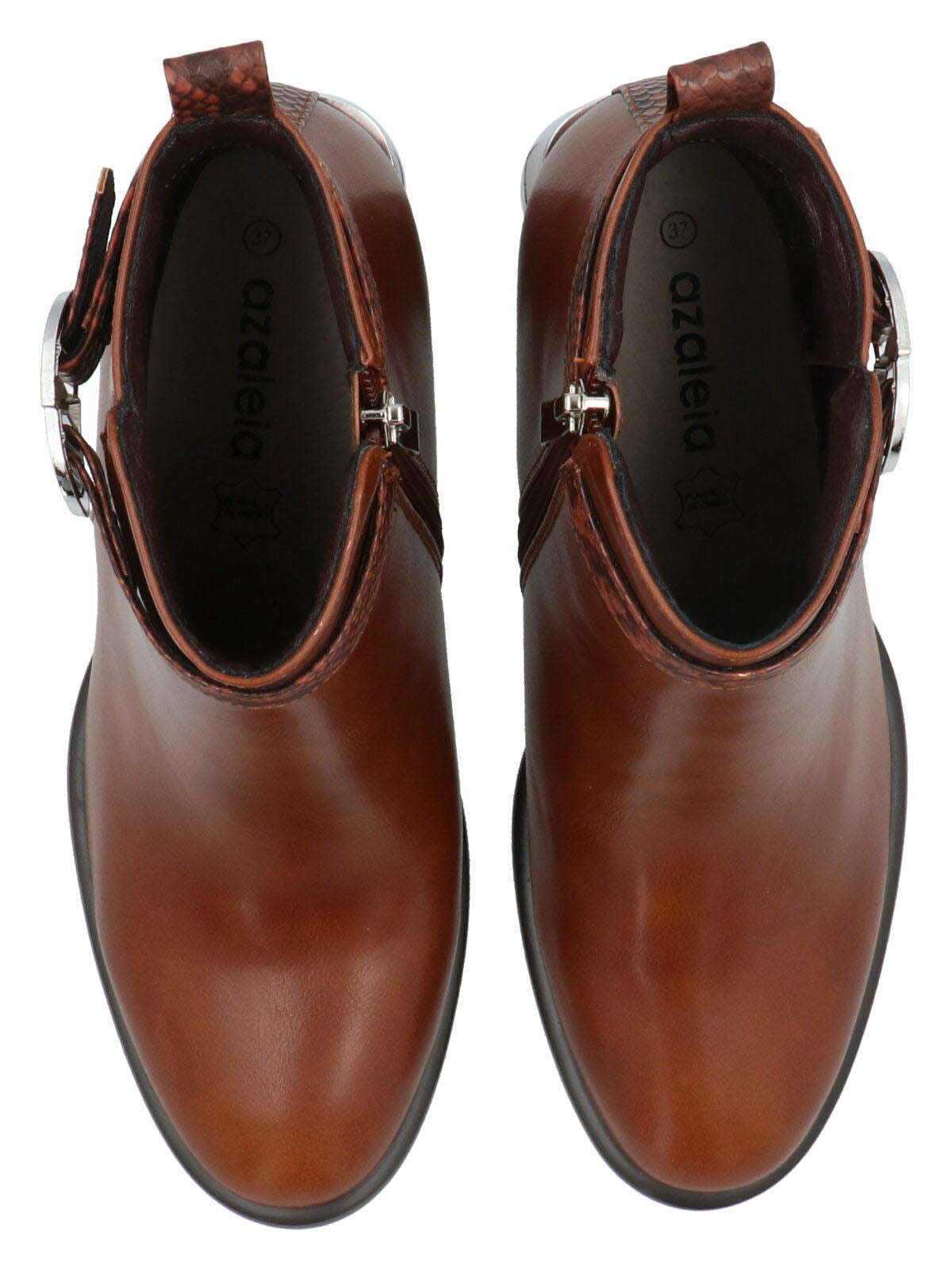 Botín Mujer Hex Café Azaleia