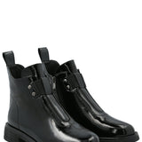 Botín Mujer Patent Negro Azaleia