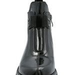 Botín Mujer Patent Negro Azaleia