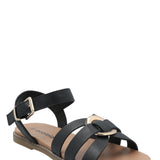 Sandalia Mujer Yona Negro Azaleia