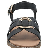 Sandalia Mujer Yona Negro Azaleia